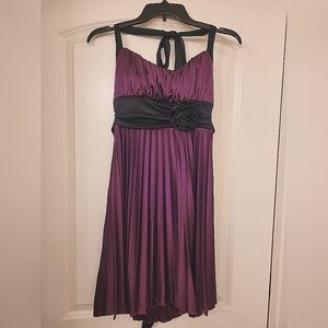Purple and Black dress - L